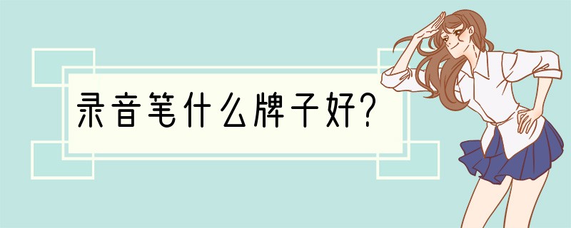 录音笔什么牌子好？