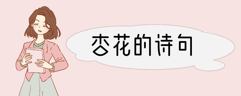 杏花的诗句