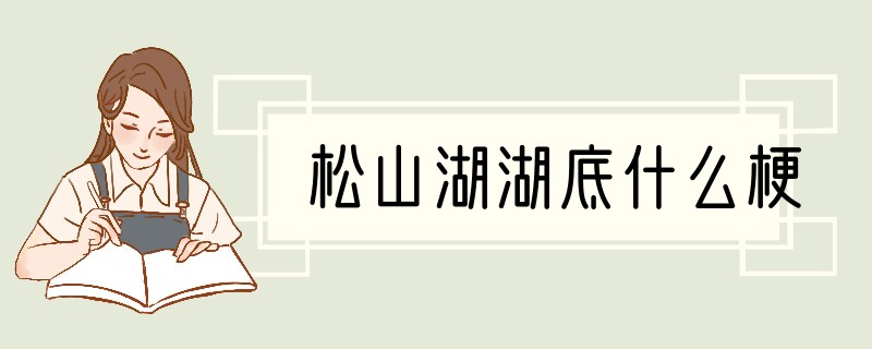 松山湖湖底什么梗