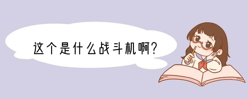 这个是什么战斗机啊？